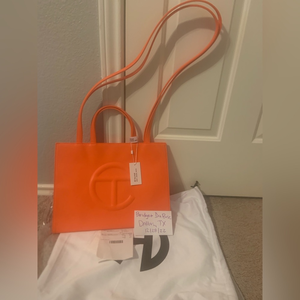 Medium Orange Telfar Bag